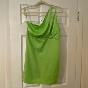 fabrik Lime Green Mini Dress Medium
